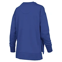 Sweat-shirt en chenille Harper pour femme Pressbox Royal Kentucky Wildcats Bonanza