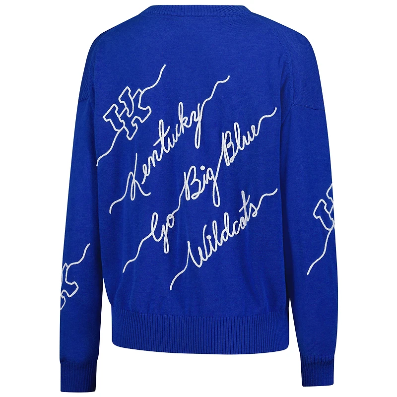 Pull brodé « Love Note » pour femme des Royal Kentucky Wildcats