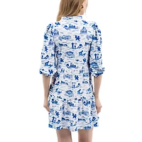 Women's Smith & Quinn  Royal/White Kentucky Wildcats Tailgate Tory Dress