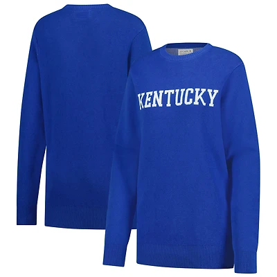 Pull vintage en tricot Uscape Apparel Royal Kentucky Wildcats pour femme