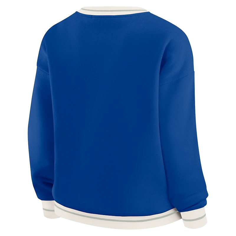 Women's WEAR by Erin Andrews Royal Kentucky Wildcats Seal Sweatshirt