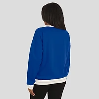 Women's WEAR by Erin Andrews Royal Kentucky Wildcats Seal Sweatshirt