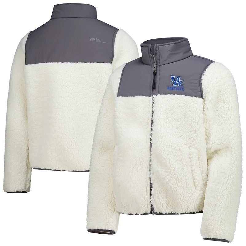 Youth Garb Charcoal Kentucky Wildcats Teddy Sherpa Jacket