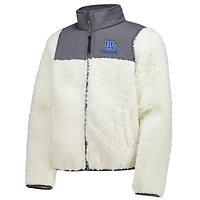 Vêtements pour jeunes, veste en sherpa anthracite Kentucky Wildcats Teddy