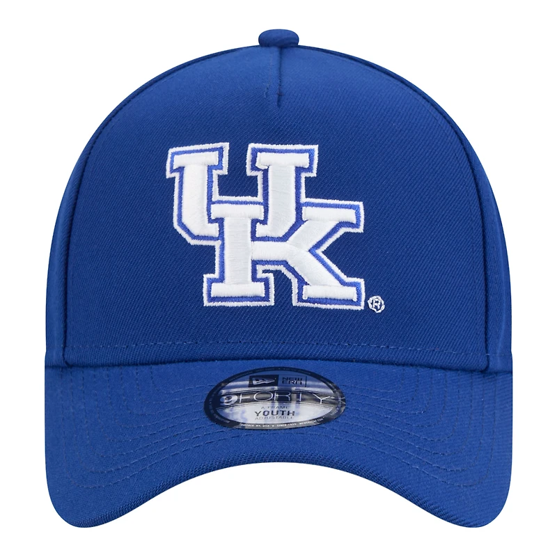 Casquette ajustable New Era Royal Kentucky Wildcats 9FORTY pour jeunes