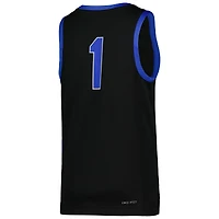 Maillot de basket-ball Nike #1 noir Kentucky Wildcats Icon Replica pour jeune