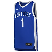Youth Nike #1 Royal Kentucky Wildcats Icon Replica Basketball Jersey