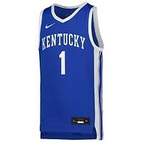 Maillot de basket-ball Nike #1 Royal Kentucky Wildcats Icon Replica pour jeune
