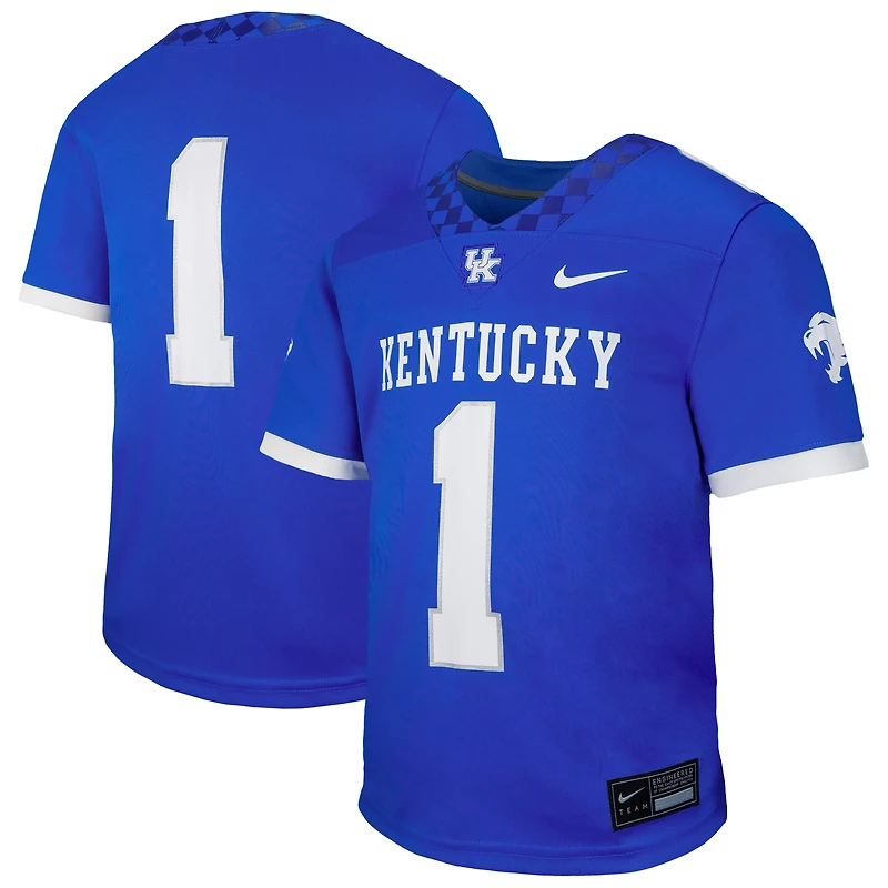Maillot de match Nike #1 Royal Kentucky Wildcats Untouchable pour jeunes