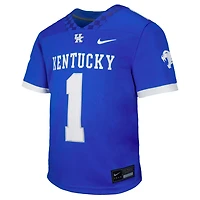 Youth Nike #1 Royal Kentucky Wildcats  Untouchable Replica Game Jersey