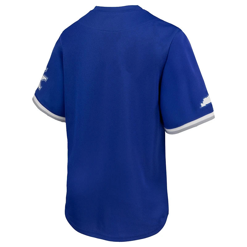 Maillot de baseball Nike Royal Kentucky Wildcats Limited pour jeunes