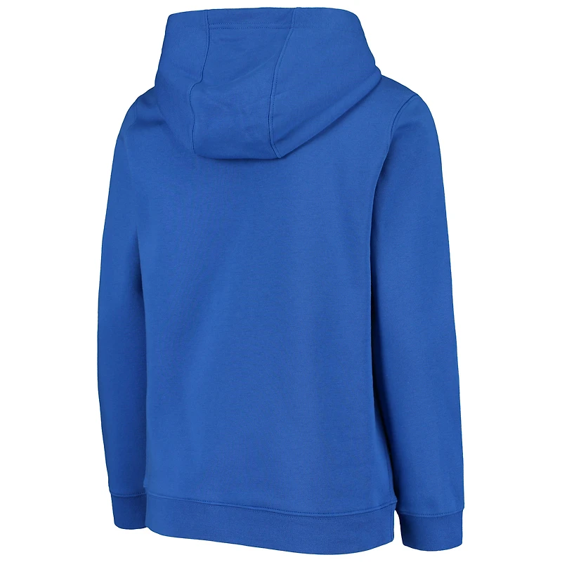 Youth Nike Royal Kentucky Wildcats Stadium Club Fleece Pullover Hoodie