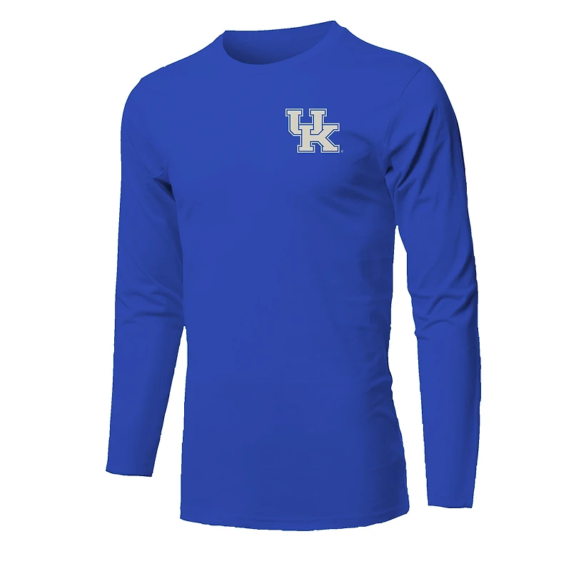 T-shirt à manches longues Snowy Polaroid pour jeunes Royal Kentucky Wildcats