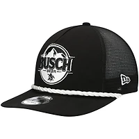 Men's New Era Black Kevin Harvick Golfer Snapback Hat
