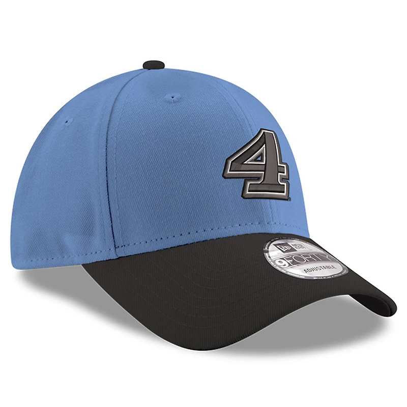 Men's New Era Light Blue/Black Kevin Harvick 9FORTY Snapback Adjustable Hat