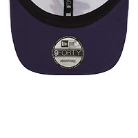 Casquette réglable New Era Kevin Harvick 9FORTY Americana Snapback pour homme, blanc/bleu