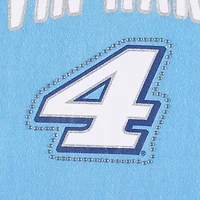 Women's G-III 4Her by Carl Banks Light Blue/Gray Kevin Harvick Box Score T-Shirt
