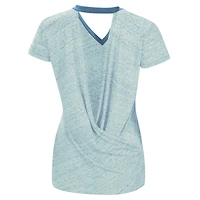 T-shirt femme Touch Heather Powder Blue Kevin Harvick Halftime Back Wrap