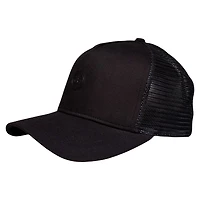 King Apparel Casquette Snapback de camionneur en maille noire King Apparel pour hommes
