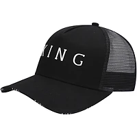 Casquette Snapback Stepney Trucker noire King Apparel pour hommes