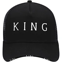 Casquette Snapback Stepney Trucker noire King Apparel pour hommes
