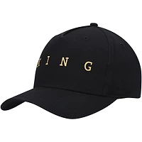 Casquette réglable Tennyson à visière courbée noire King Apparel pour hommes