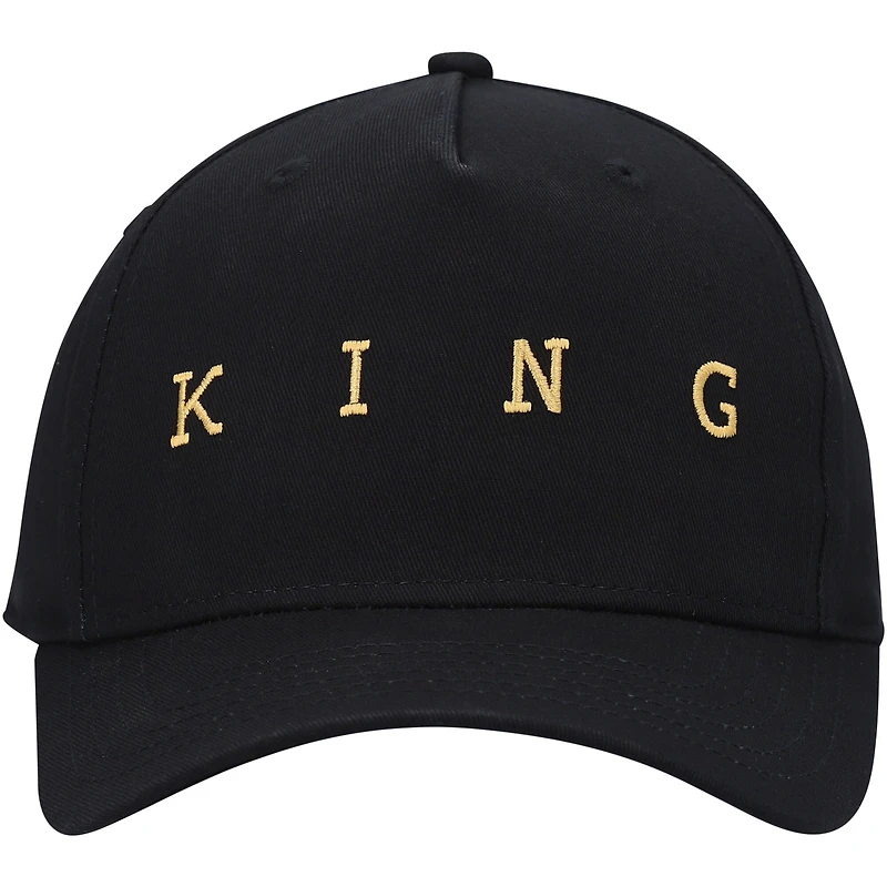 Men's King Apparel Black Tennyson Curved Peak - Casquette ajustable