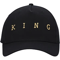 Men's King Apparel Black Tennyson Curved Peak - Casquette ajustable