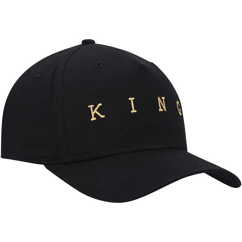 Men's King Apparel Black Tennyson Curved Peak - Casquette ajustable