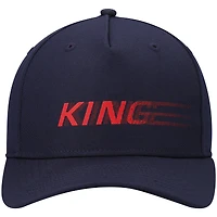 Men's King Apparel Navy Tennyson Curved Peak
