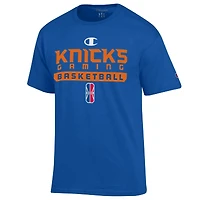 Unisex Champion  Blue Knicks Gaming On-Court 2K League Authentic Practice T-Shirt