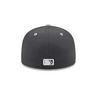 Men's New Era  Charcoal Knoxville Smokies Theme Nights 59FIFTY Fitted Hat