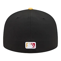 Casquette ajustée New Era noire pour homme, édition spéciale Knoxville Smokies Minor League Theme Nights 59FIFTY