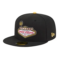 Casquette ajustée New Era noire pour homme, édition spéciale Knoxville Smokies Minor League Theme Nights 59FIFTY