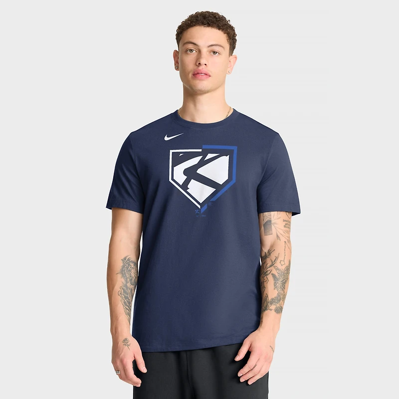 Men's Nike Navy Korea Baseball 2026 World Classic Icon T-Shirt