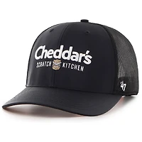 Casquette réglable noire Kyle Busch Cheddar's Sure Shot Brrr Trucker '47 pour hommes