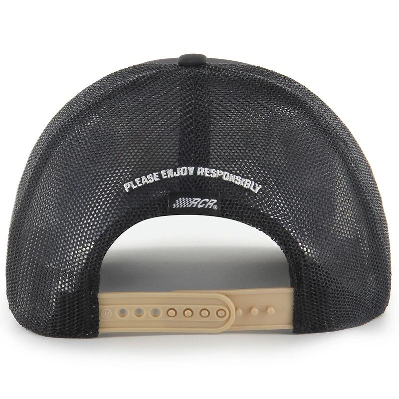 Men's '47  Black Kyle Busch  Rebel Bourbon Trucker Adjustable Hat