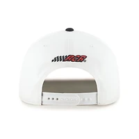 Casquette ajustable Kyle Busch Flame Hitch blanche/beige pour homme