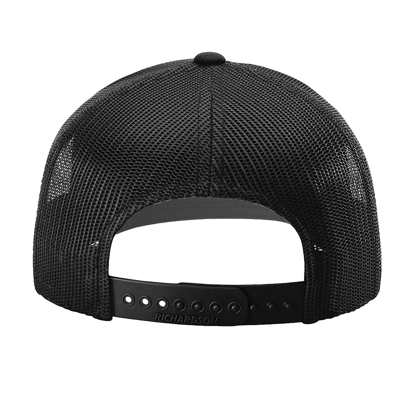 Men's Classic Ink Black Kyle Busch Snapback Trucker Hat