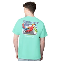 T-shirt tongs Kyle Busch vert Margaritaville pour homme