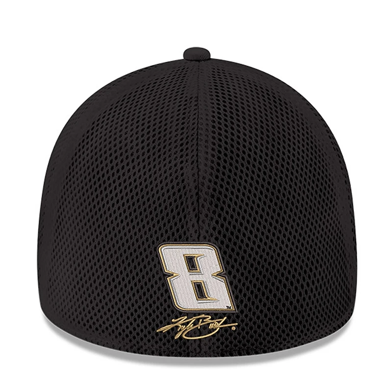 Casquette Kyle Busch 39THIRTY 3CHI NEO Flex noire New Era pour homme