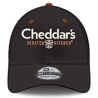 Men's New Era Black Kyle Busch 39THIRTY Cheddar's NEO Flex Fit Hat