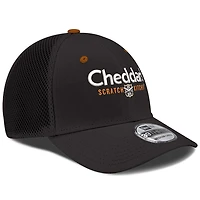 Men's New Era Black Kyle Busch 39THIRTY Cheddar's NEO Flex Fit Hat