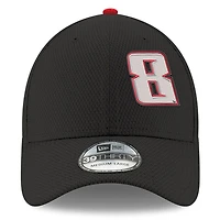 Casquette Kyle Busch 39THIRTY Flex noire New Era pour homme