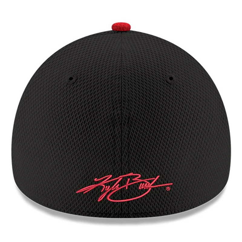 Casquette Kyle Busch 39THIRTY Flex noire New Era pour homme