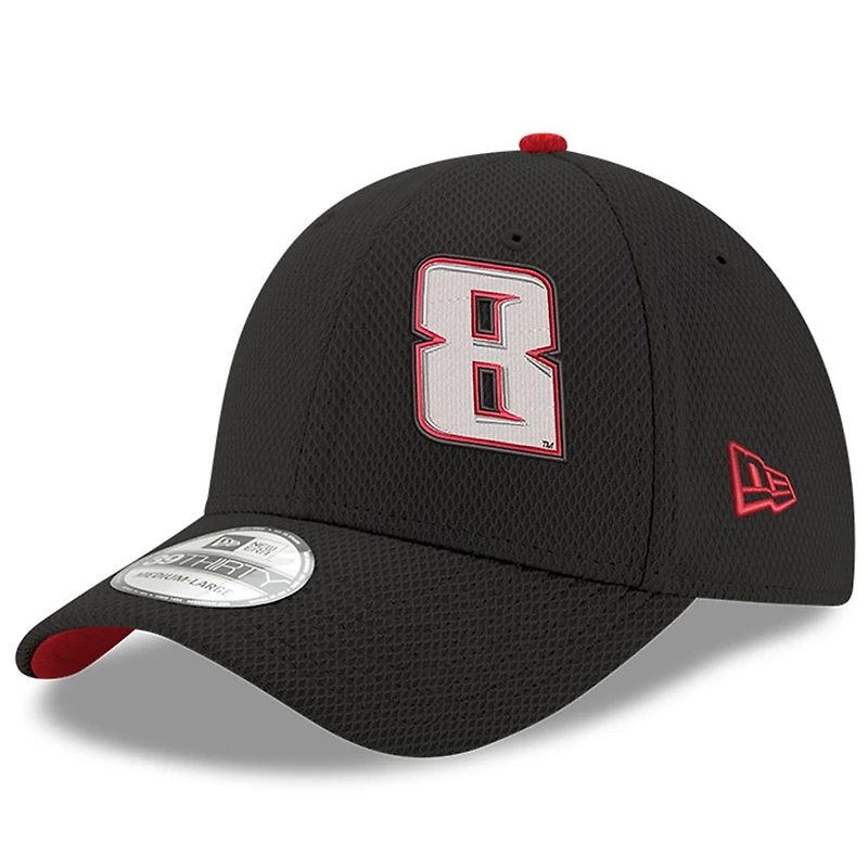 Casquette Kyle Busch 39THIRTY Flex noire New Era pour homme