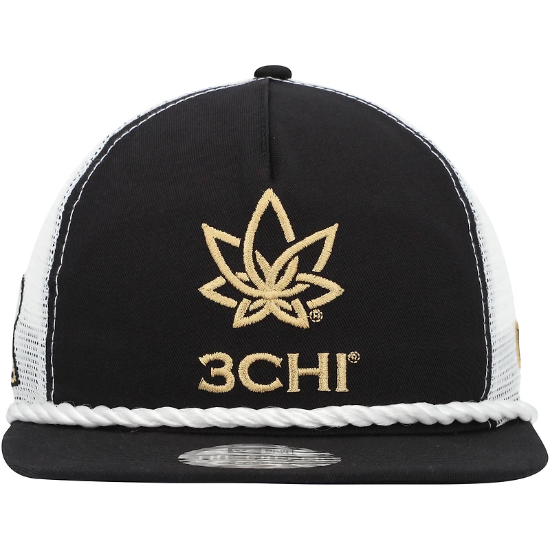 Casquette snapback noire Kyle Busch 3Chi Golfer New Era pour homme