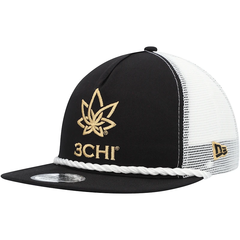 Casquette snapback noire Kyle Busch 3Chi Golfer New Era pour homme