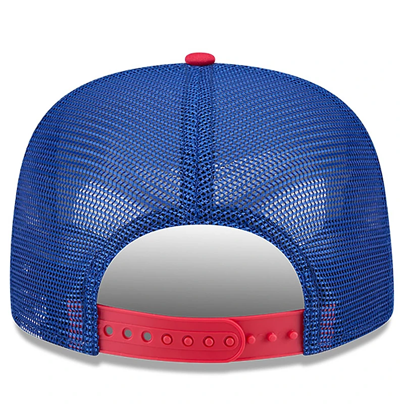 Casquette à visière plate Kyle Busch 9FIFTY New Era noire pour homme