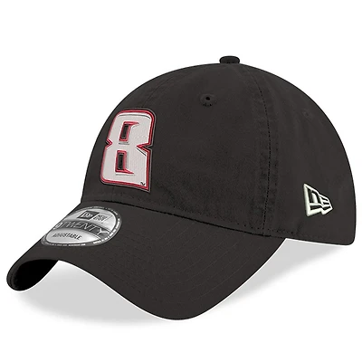 Casquette ajustable Kyle Busch 9TWENTY Enzyme New Era pour homme, noire